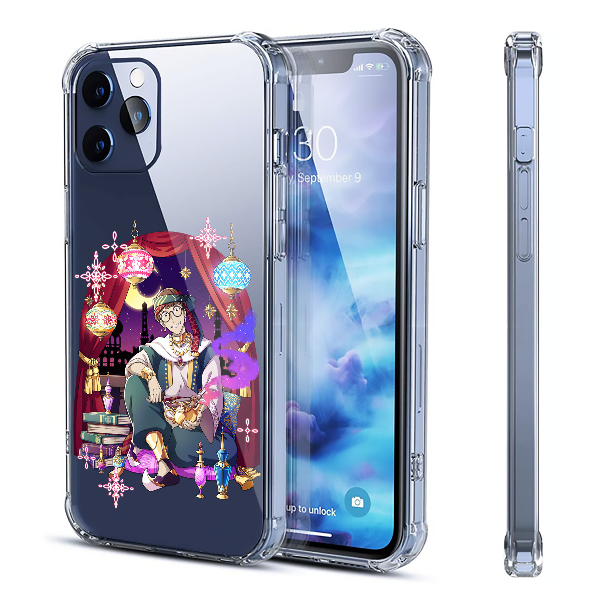 （画像用） 文豪ストレイドッグス Bungo Stray Dogs 【iPhone 12シリーズ対応】透明スマホケース（クリアソフトケース）